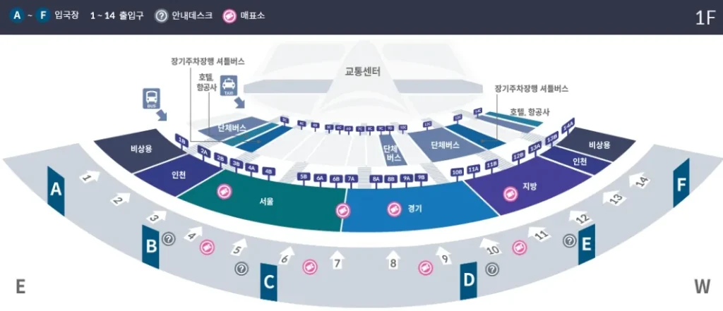 인천공항 T1 - T2 터미널 간 이동 방법 정리 • 6