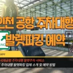 인천 공항 주차대향 발렛파킹